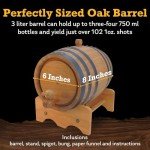3L Premium Oak Barrel for Aging Spirits