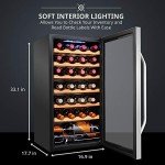 28-Bottle Compressor Wine Cooler with Lock