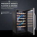 28-Bottle Compressor Wine Cooler with Lock