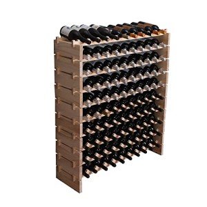 Freestanding Wooden Wine Rack for 120 Bottles