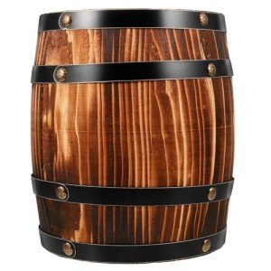 Small Wooden Wine Barrel Decor for Home Bar