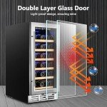 30-Bottle Wine Cooler with Removable Shelves