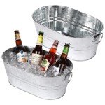 2-Pack Metal Ice Buckets for Drinks