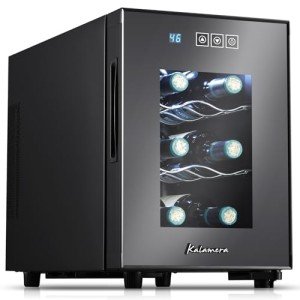 Kalamera Mini Wine Refrigerator for 6 Bottles