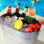 2-Pack Metal Ice Buckets for Drinks