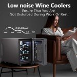 Kalamera Mini Wine Refrigerator for 6 Bottles