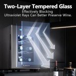 Kalamera Mini Wine Refrigerator for 6 Bottles