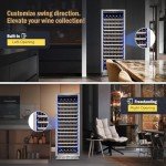 24-Inch Freestanding Wine Fridge for 173 Bottles