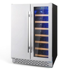 Stainless Steel Dual Zone Wine and Beverage Cooler