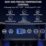 Stainless Steel Dual Zone Wine and Beverage Cooler