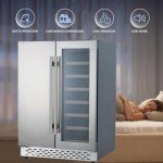 Stainless Steel Dual Zone Wine and Beverage Cooler