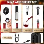 Electric Wine Opener Set with Accessories