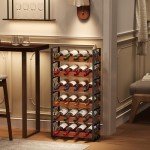 Stackable 3-Tier Wine Rack for 12 Bottles