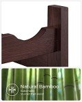 Bamboo Wine Rack for 30 Bottles, Espresso Finish