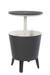 Stylish Outdoor Patio Side Table for Wine Enjoyment
