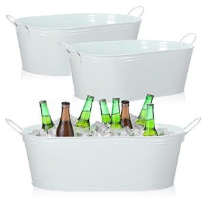 Panitay Oval Metal Beverage Tub for Parties