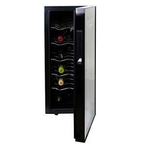 12-Bottle Thermoelectric Wine Cooler for Small Spaces