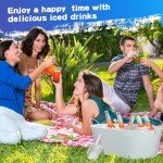 Panitay Oval Metal Beverage Tub for Parties