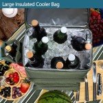 Wine Picnic Backpack for 4 with Blanket