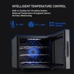 12-Bottle Wine Cooler Fridge for Enthusiasts