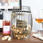 Decorative Wine Cork Holder Box Gift Set