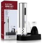 Electric Wine Bottle Opener - One-Touch Rechargeable Set