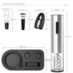 Rechargeable Electric Wine Opener Set with Accessories