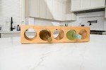 Bamboo Stackable 5-Bottle Wine Rack