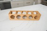Bamboo Stackable 5-Bottle Wine Rack