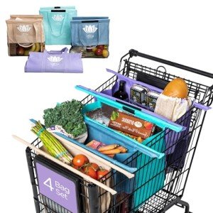 Lotus Trolley Bag Set - Reusable Wine Tote