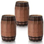 Cowboy Decor Wooden Wine Barrel Party Props