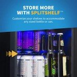 15" Stainless Steel Dual Zone Wine Cooler