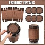 Cowboy Decor Wooden Wine Barrel Party Props