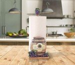 Handmade Wine Barrel Paper Towel Holder - Rustic Charm
