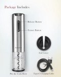 Rechargeable Electric Wine Opener with Foil Cutter