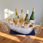 Extra Large Ice Bucket Set for Wine Parties