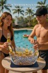Extra Large Ice Bucket Set for Wine Parties