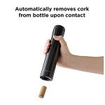 Rabbit Electric Corkscrew Wine Bottle Opener - Black