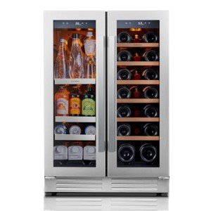Dual Zone Wine and Beverage Refrigerator - 60 Can