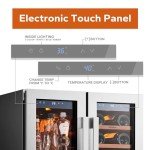 Dual Zone Wine and Beverage Refrigerator - 60 Can