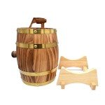 Oak Aging Barrel Dispenser for Wine and Spirits
