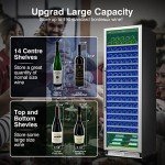 24-Inch Wine Cooler for 190 Bottles