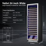 24-Inch Wine Cooler for 190 Bottles