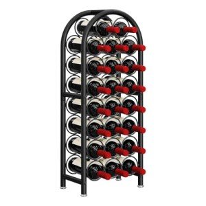 Stylish Freestanding Wine Rack for Home Bar