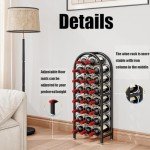 Stylish Freestanding Wine Rack for Home Bar