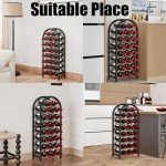 Stylish Freestanding Wine Rack for Home Bar