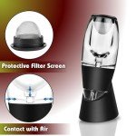 Premium Red Wine Aerator with Stand and Filter