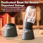 Premium Red Wine Aerator with Stand and Filter