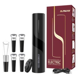 ELMWAY Rechargeable Electric Wine Opener Set