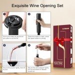 ELMWAY Rechargeable Electric Wine Opener Set